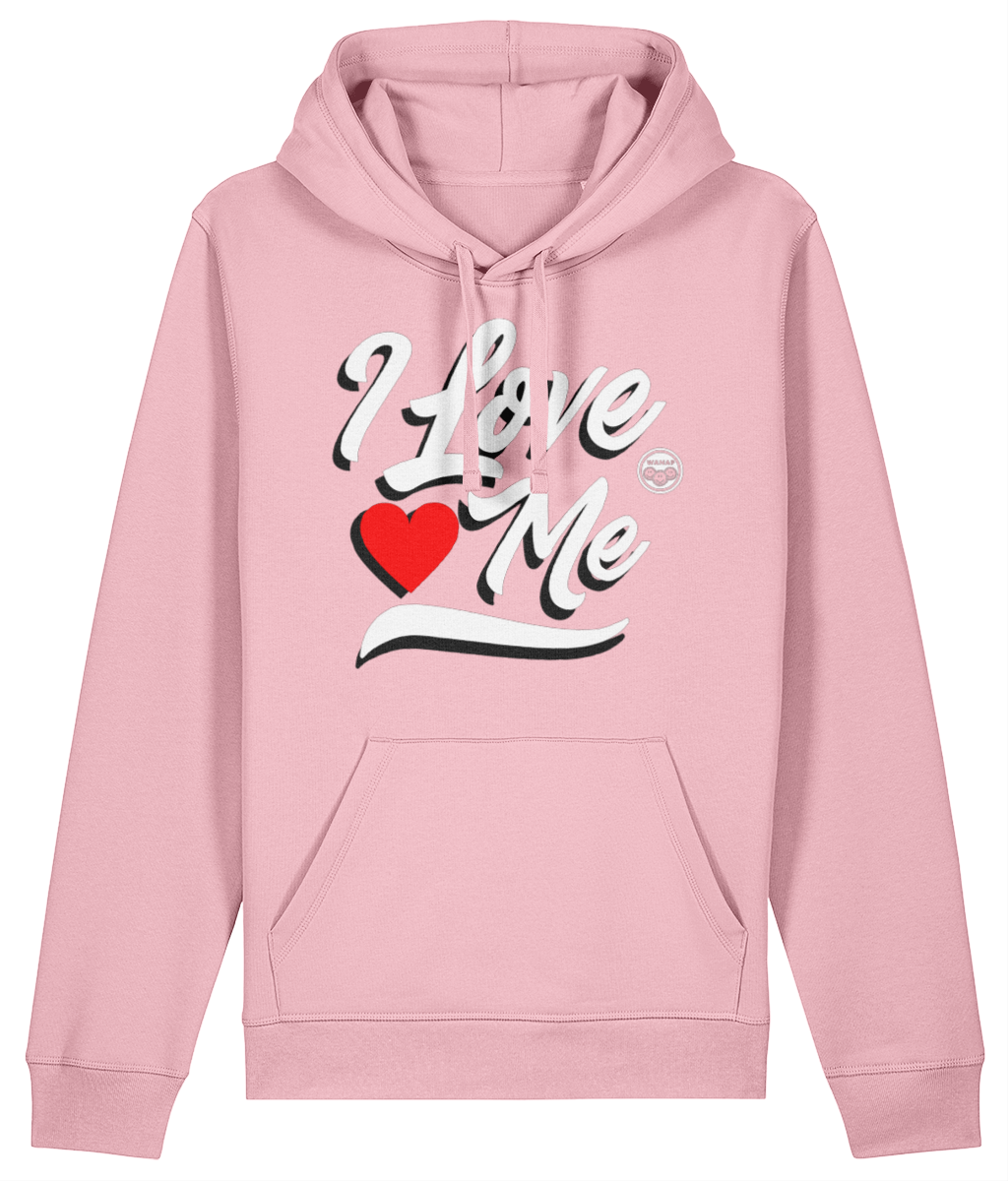 HOODIE X I LOVE ME White Text ❤️